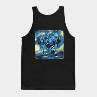 Majin Buu Van Gogh Style Tank Top